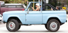LADY GAGA Driving Her Classic Ford Bronco Out in Malibu 08/27/2016 ...